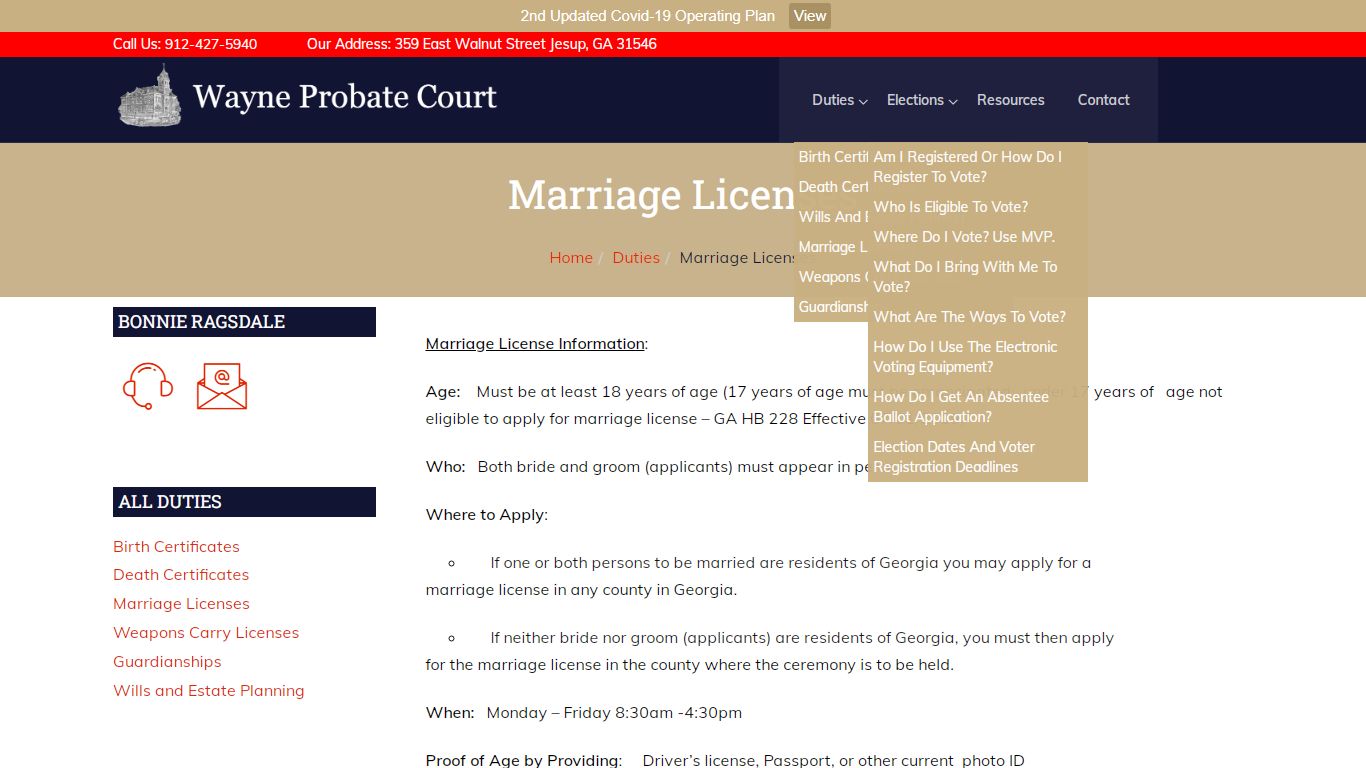Marriage Licenses – Wayne County Probate Court